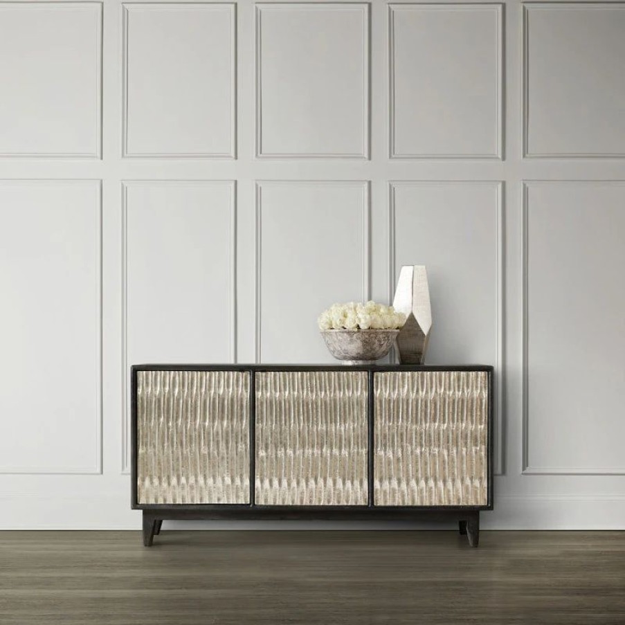 Buffets & Sideboards * | Hooker Furniture Shimmer Credenza Charcoal