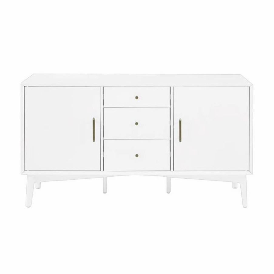 Buffets & Sideboards * | Crosley Landon Buffet, White