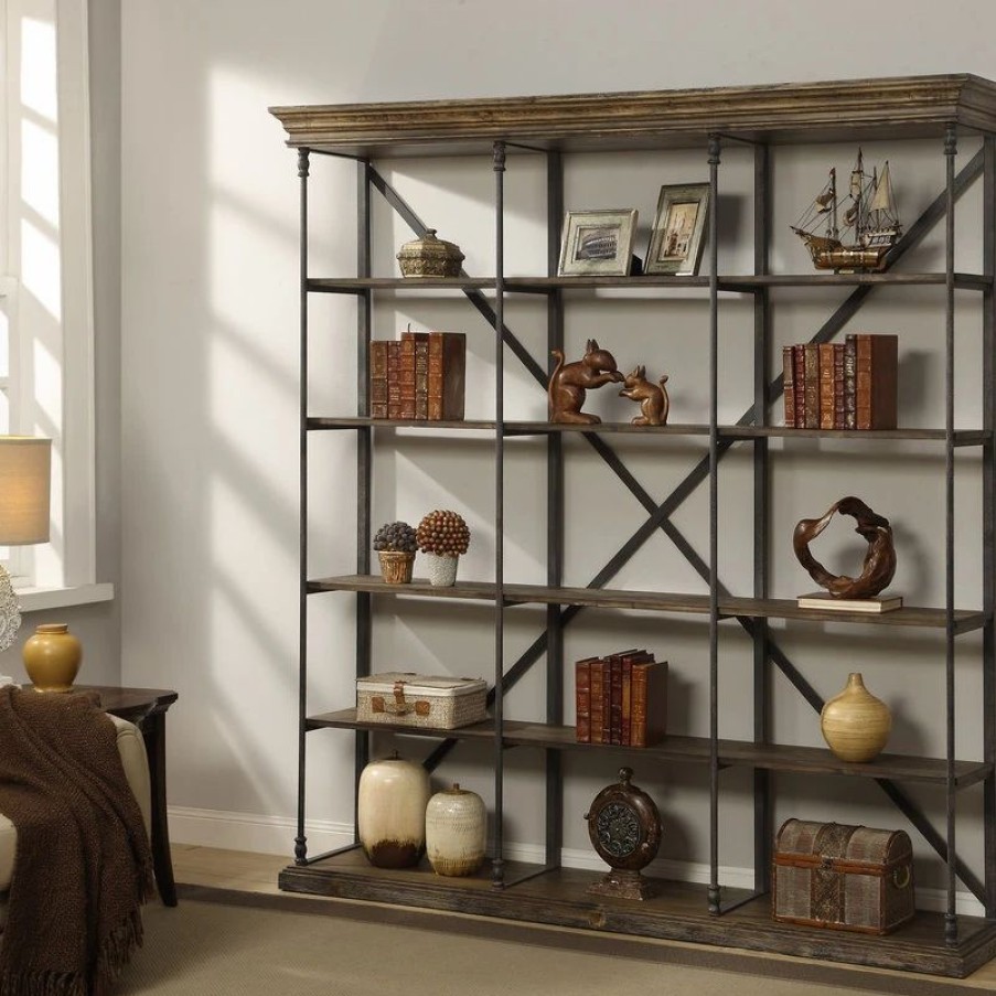 Bookcases * | Coast To Coast Imports, Llc Large Bookcase