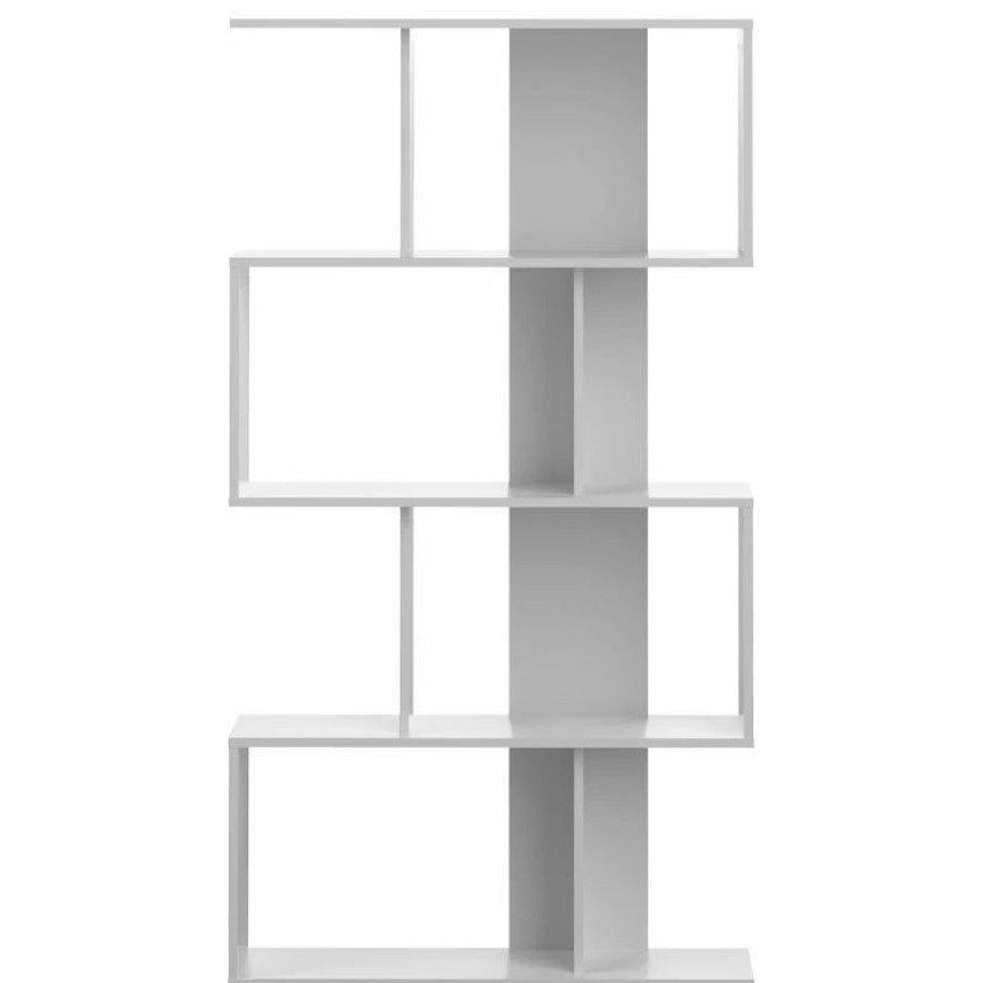 Bookcases * | Symbiosis Sigma Bookcase, White