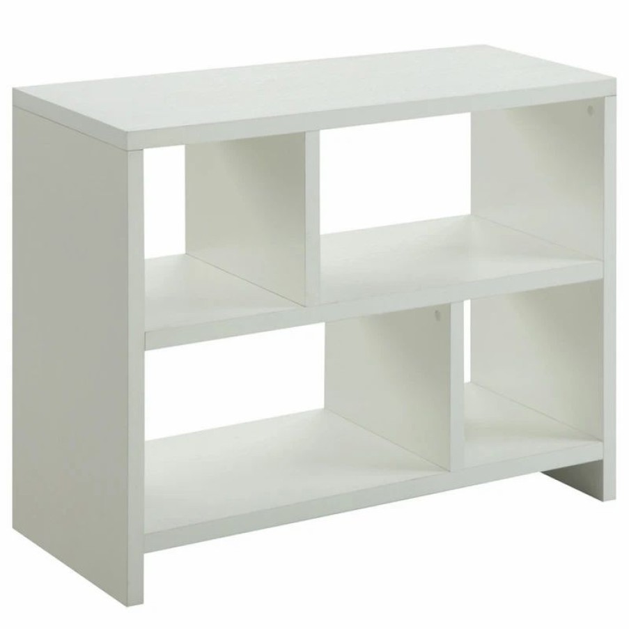 Bookcases * | Convenience Concepts Northfield Console 3 Tier Bookcase With White R4-0118