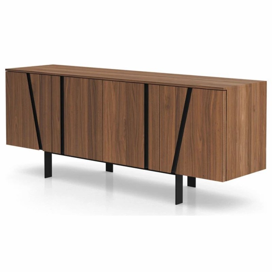 Buffets & Sideboards * | Modloft Mott Sideboard, Walnut