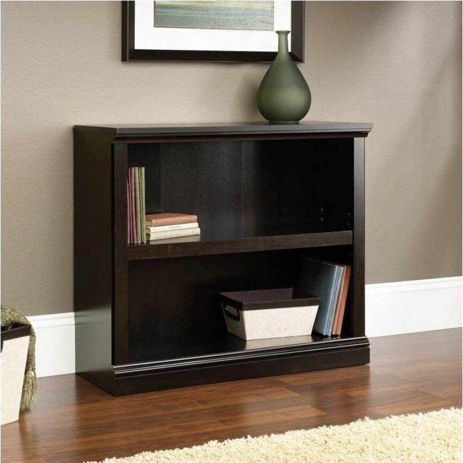 Bookcases * | Scranton & Co 2 Shelf Bookcase In Estate Black