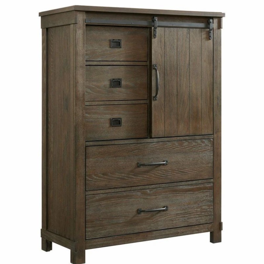 Dressers * | Elements Picket House Furnishings Jack 5-Drawer Gentlemen'S Chest Sc300Ch