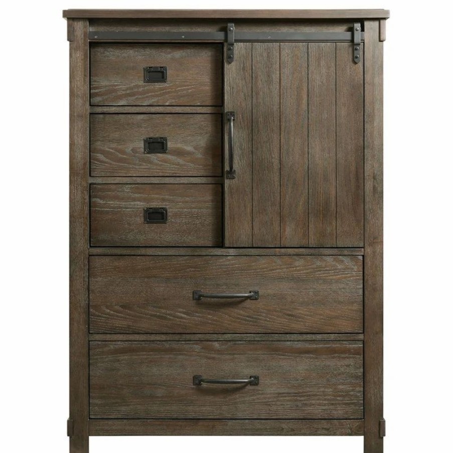 Dressers * | Elements Picket House Furnishings Jack 5-Drawer Gentlemen'S Chest Sc300Ch