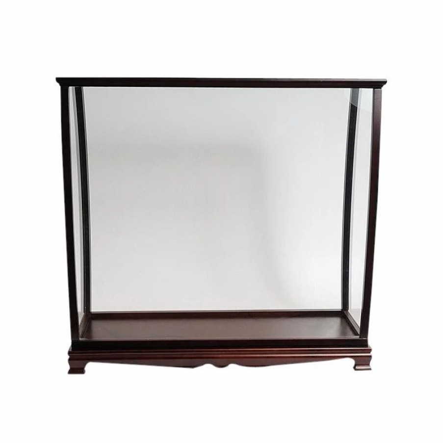 China Cabinets & Hutches * | Euroluxhome Display Case Traditional Antique For Tall Ship Medium Glass Wooden