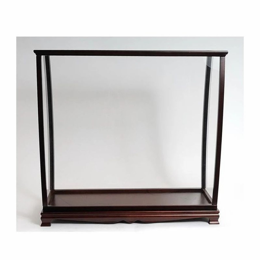 China Cabinets & Hutches * | Euroluxhome Display Case Traditional Antique For Tall Ship Medium Glass Wooden