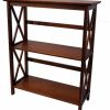 Bookcases * | Casual Home Montego Bookcase, Walnut, 3 Shelf