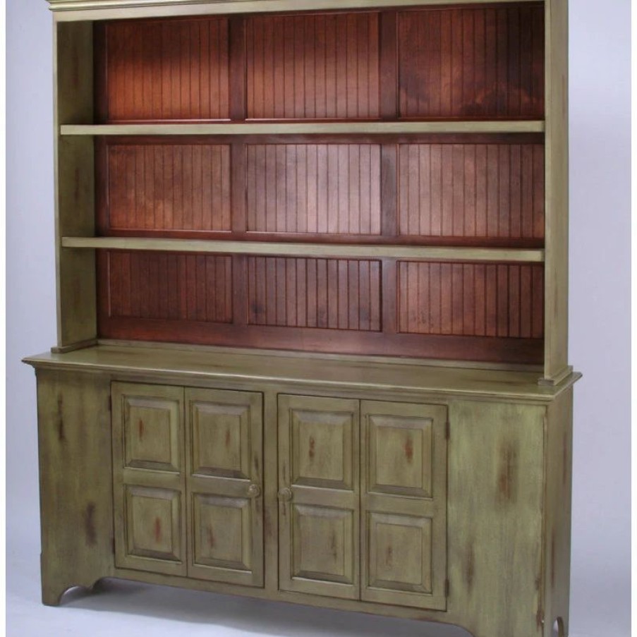 China Cabinets & Hutches * | David Lee Furniture Windham Server With Windham Hutch Top