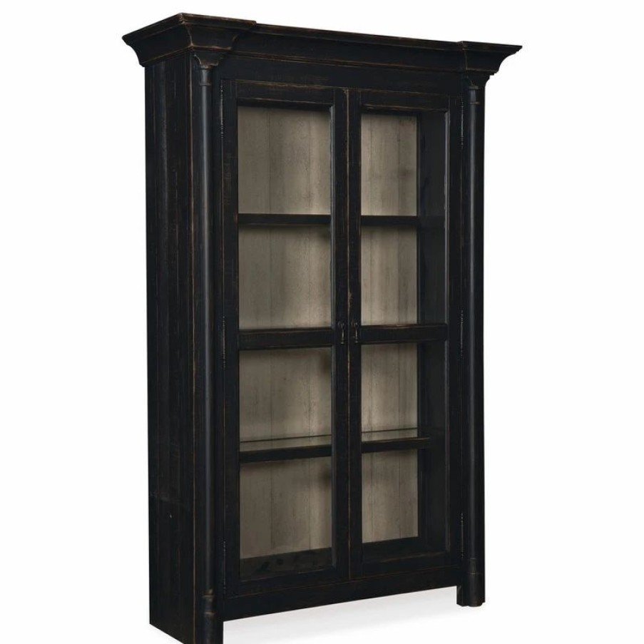 China Cabinets & Hutches * | Hooker Furniture Ciao Bella Display Cabinet, Black