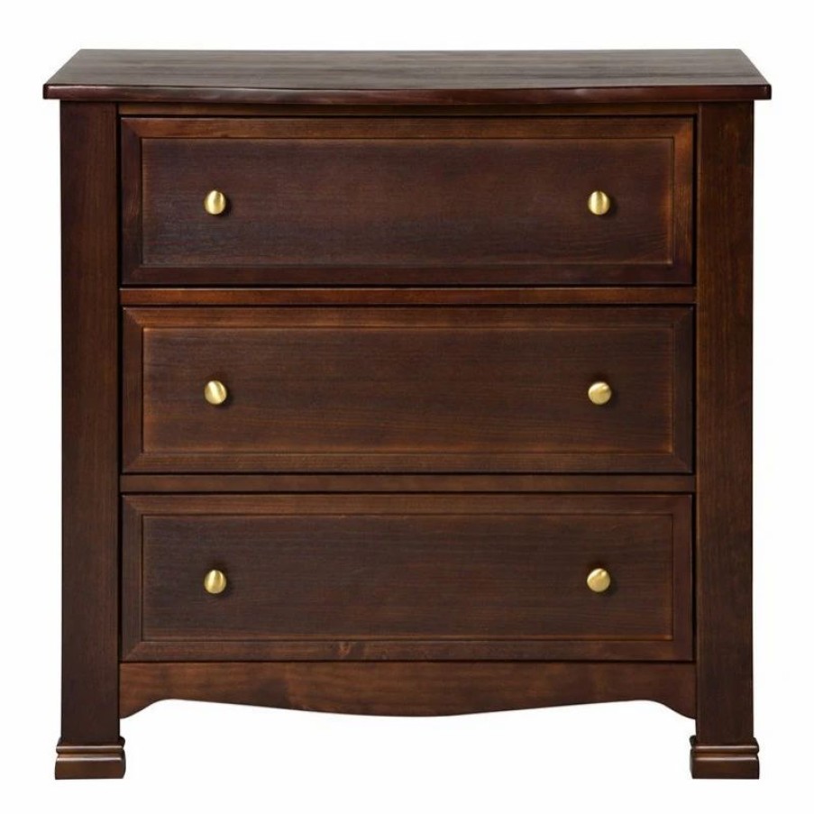 Dressers * | Davinci Kalani 3 Drawer Dresser In Espresso