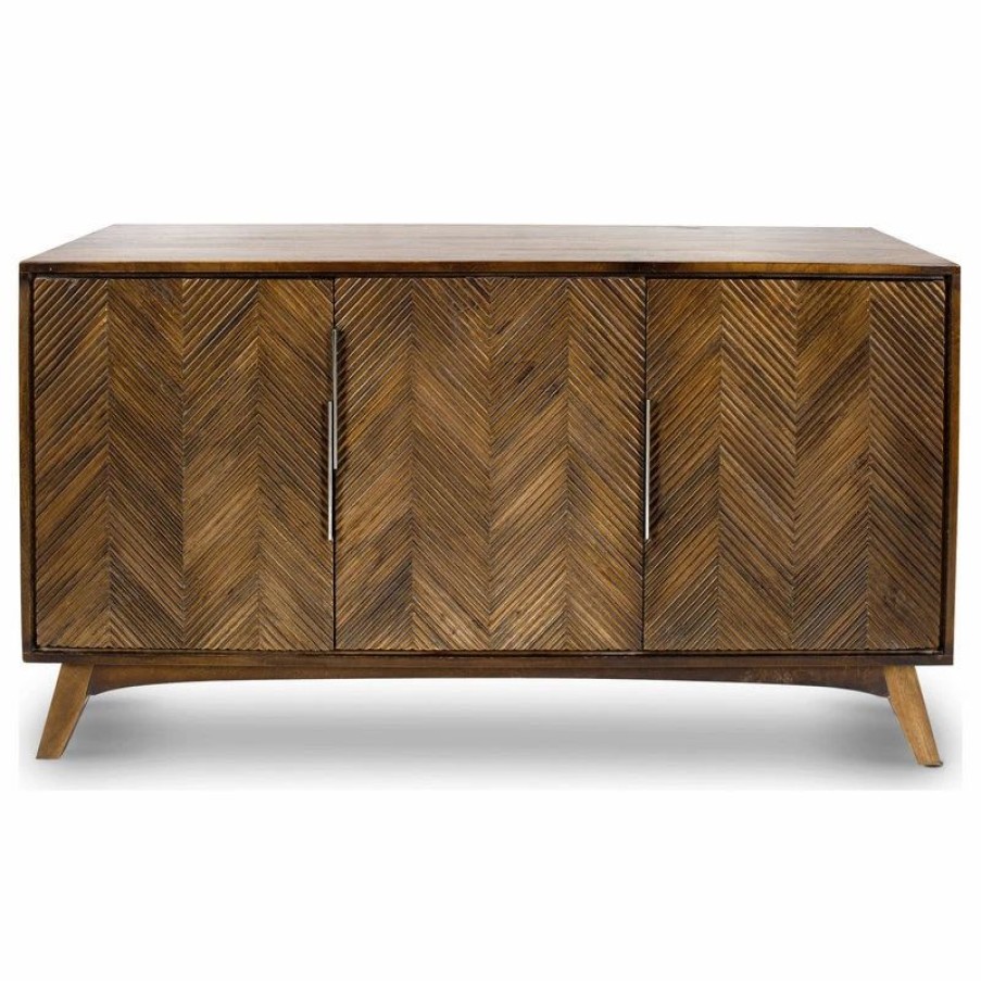 Buffets & Sideboards * | Poly & Bark Poly And Bark Seine Sideboard, Walnut