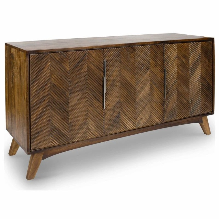 Buffets & Sideboards * | Poly & Bark Poly And Bark Seine Sideboard, Walnut