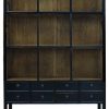 China Cabinets & Hutches * | Primitive Collections Zoe Cabinet, Natural Black, 1 Per Box