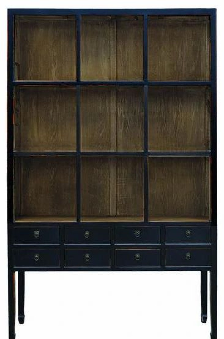 China Cabinets & Hutches * | Primitive Collections Zoe Cabinet, Natural Black, 1 Per Box