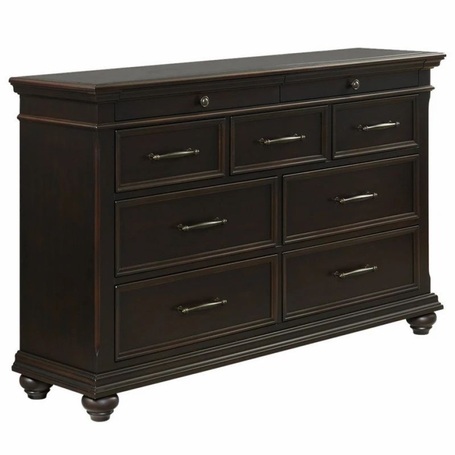 Dressers * | Picket House Brooks 9 Drawer Dresser, Black