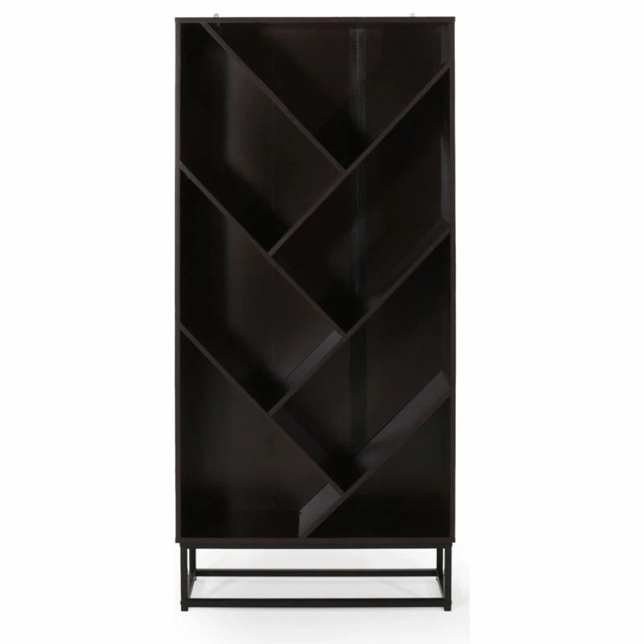 Bookcases * | Gdfstudio Emory Modern Industrial 6 Shelf V Bookcase