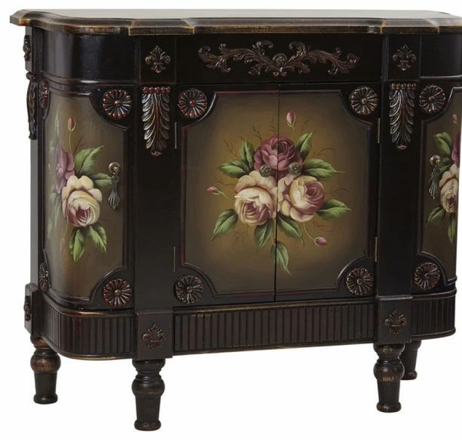 Accent Chests & Cabinets * | Nearly Natural, Inc. French Vintage Style Floor Cabinet