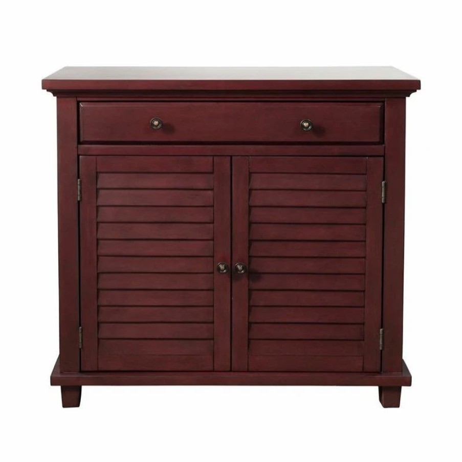 Accent Chests & Cabinets * | Bowery Hill Accent Chest In Cherry