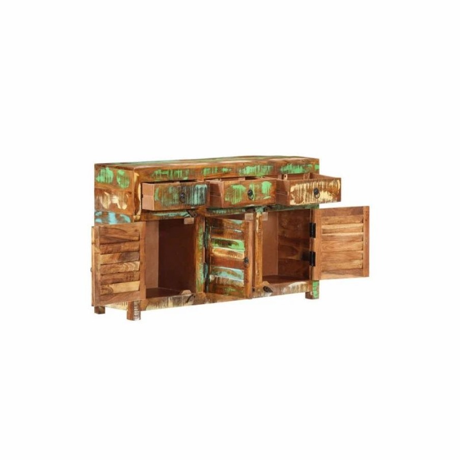 Buffets & Sideboards * | Vida Xl International B.V. Vidaxl Sideboard Solid Wood Reclaimed Storage Wooden Side Cabinet Furniture