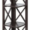 Bookcases * | Convenience Concepts Oxford 5 Tier Corner Bookcase