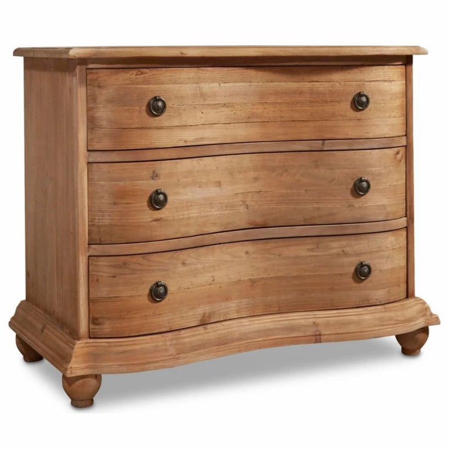 Accent Chests & Cabinets * | Rfdesign 44 Wide Reclaimed Pine Chest Of Drawers Natural