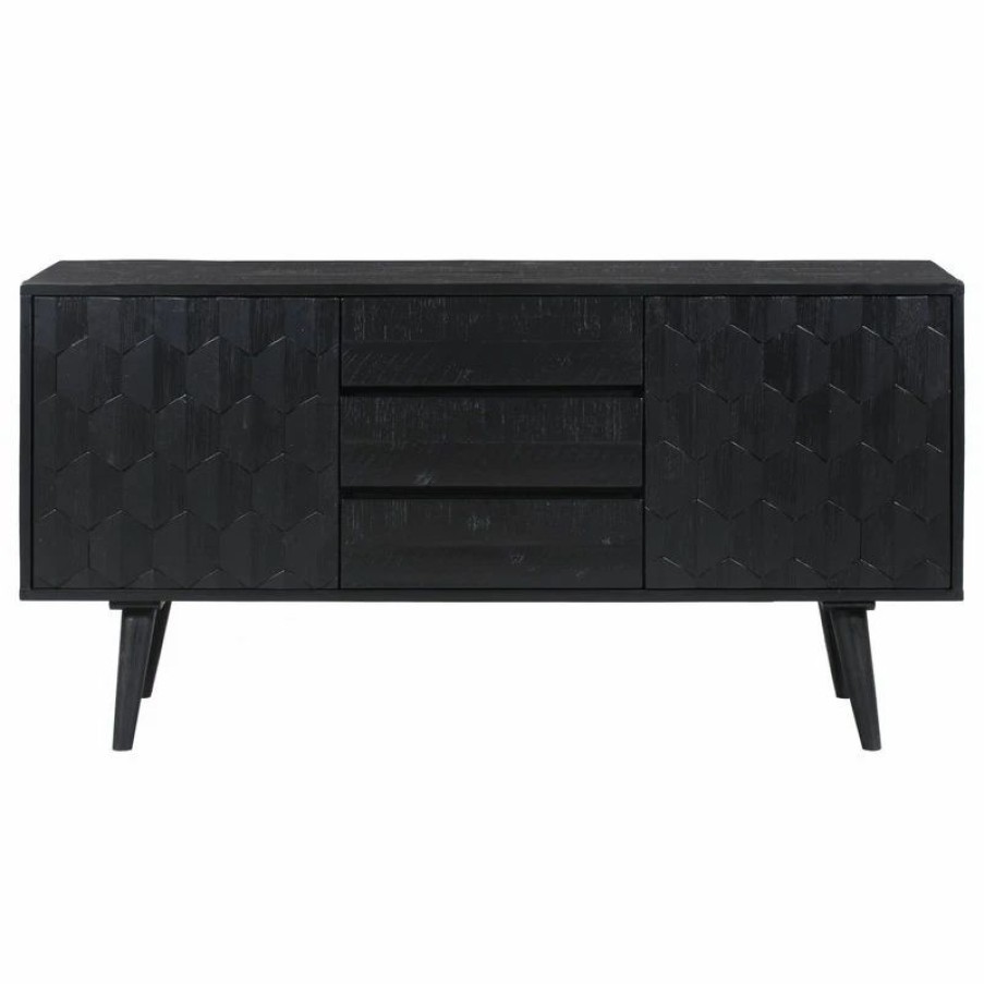 Buffets & Sideboards * | Tov Furniture Valentina Black Buffet