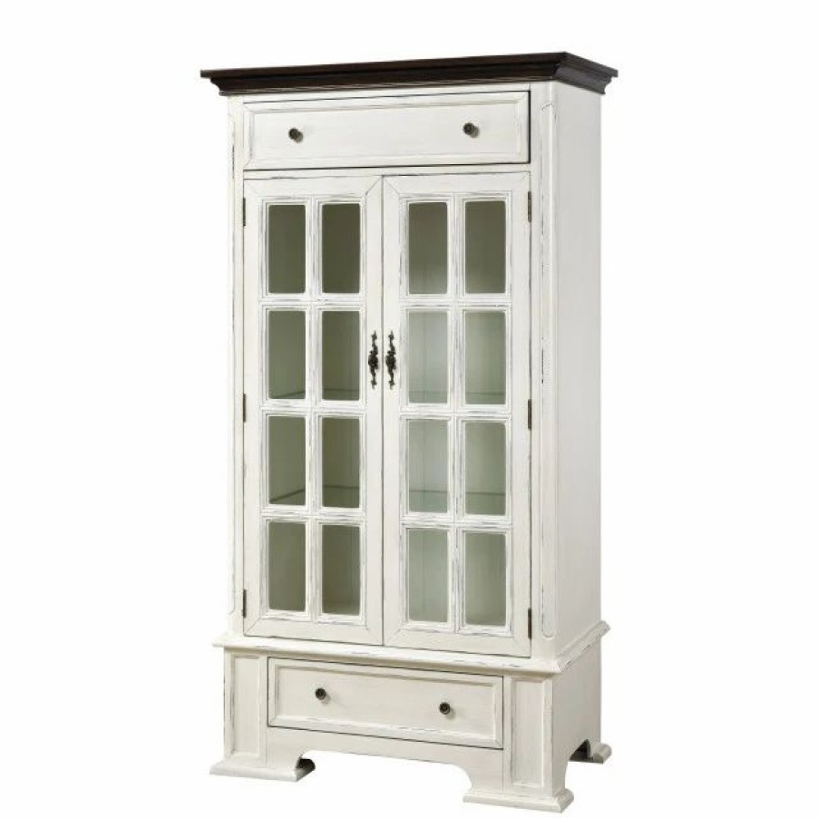 China Cabinets & Hutches * | Elk Home Hartford Cabinet Tall White