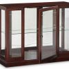 China Cabinets & Hutches * | Homefare Pulaski Curio Console, Ridgewood Cherry