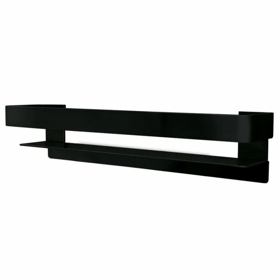 China Cabinets & Hutches * | Transolid Jgbs20-Pc Jocelyn 20-In Grab Bar Shelf, Matte Black, 20X4X3