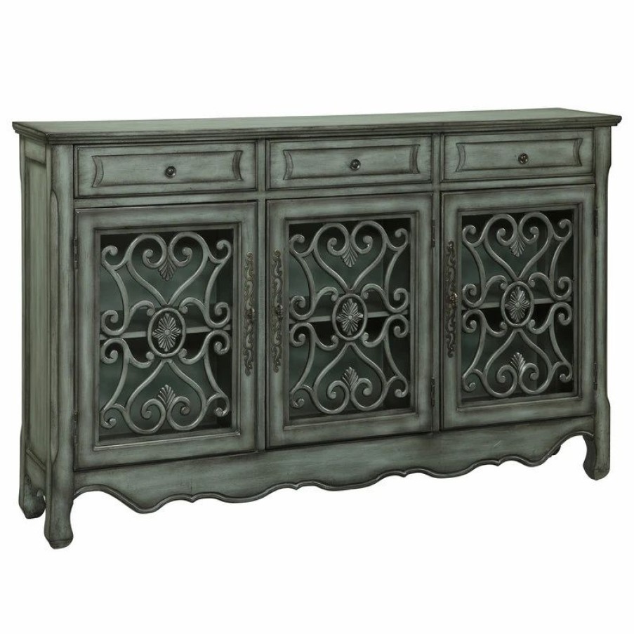 Buffets & Sideboards * | Coast To Coast Imports, Llc 3-Drawer 3-Door Credenza