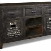 China Cabinets & Hutches * | Crafters And Weavers City Solid Wood Storage Cabinet