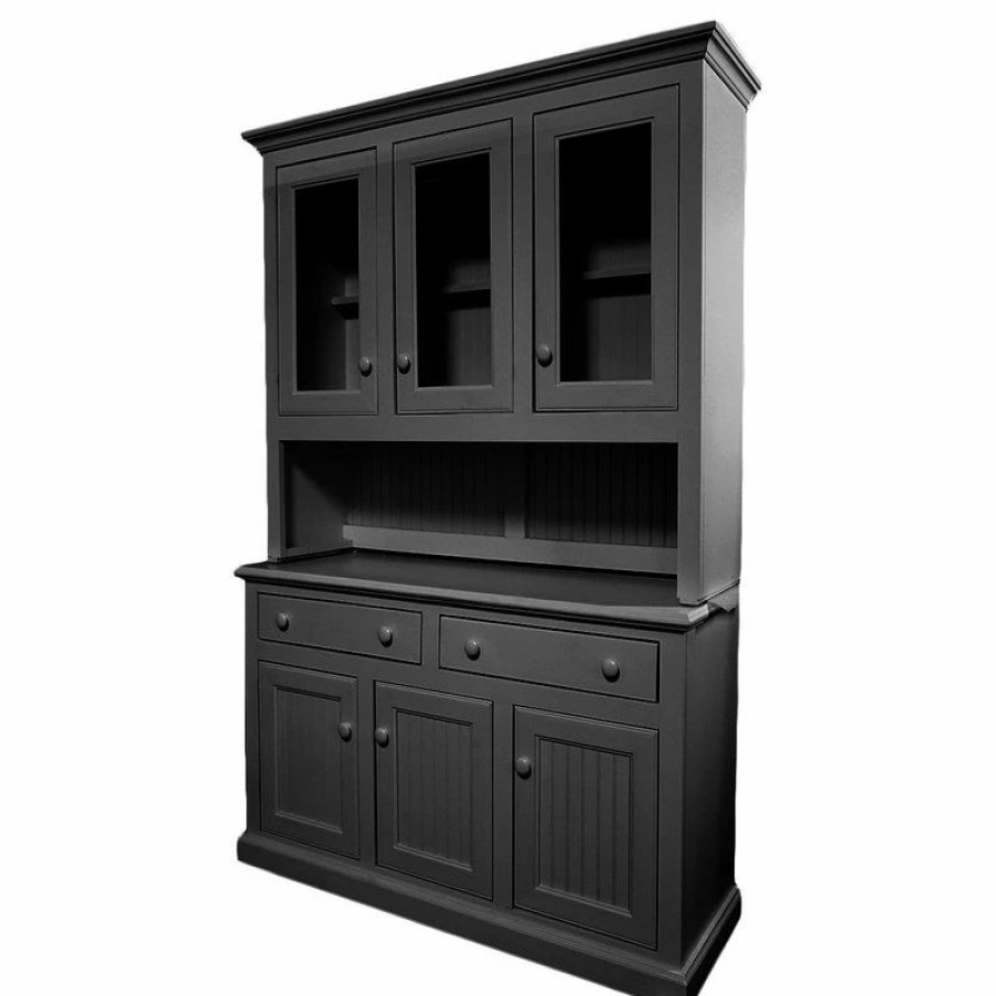 China Cabinets & Hutches * | Eagle Furniture, 54 Coastal Dining Buffet, Iron Ore, With Hutch