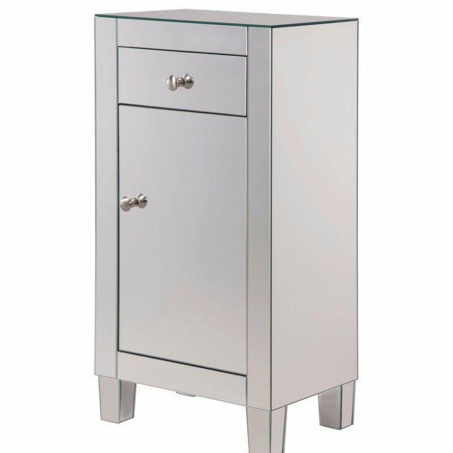 Accent Chests & Cabinets * | Elegant Furniture & Lighting 1 Drawer 1 Door Cabinet