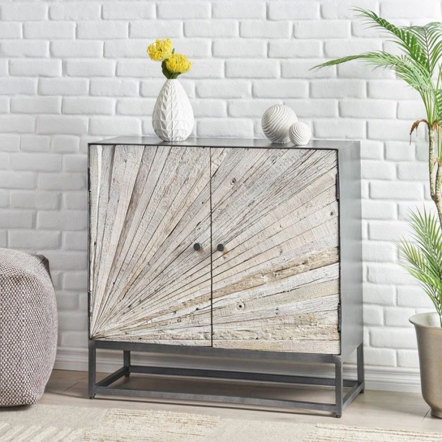 Accent Chests & Cabinets * | Gdfstudio Tijeras Wood Cabinet