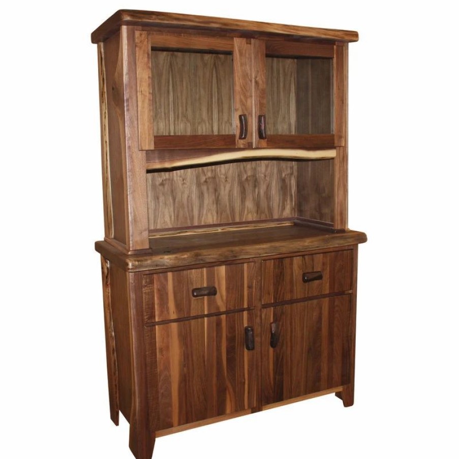 China Cabinets & Hutches * | Treemendous Designs Walnut Hutch