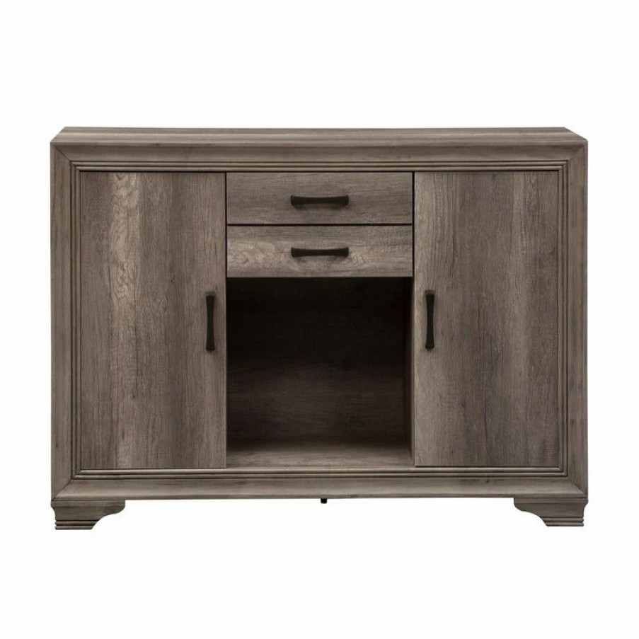 Buffets & Sideboards * | Liberty Furniture Industries, Inc Tanners Creek Medium Gray Server