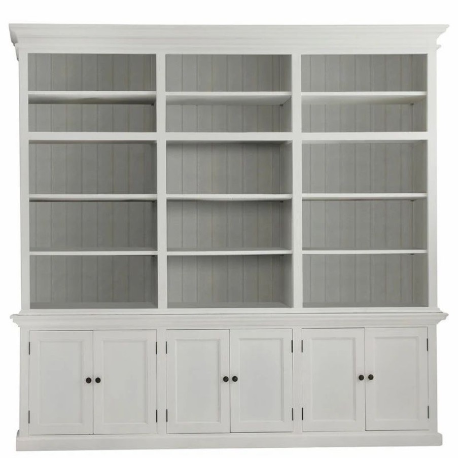 China Cabinets & Hutches * | Novasolo Halifax Triple Bay Hutch Unit