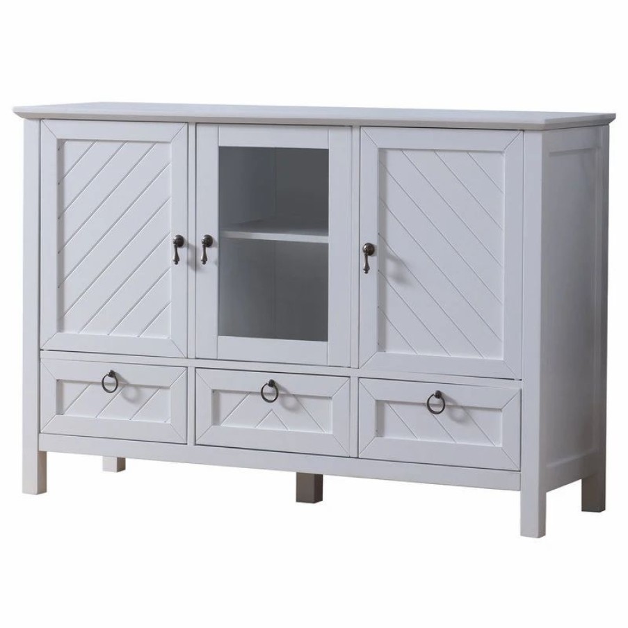 Buffets & Sideboards * | Pilaster Designs Providence Contemporary Sideboard Buffet Console Table With Storage