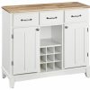 Buffets & Sideboards * | Homestyles Buffet Of Buffets Wood Buffet In Off White