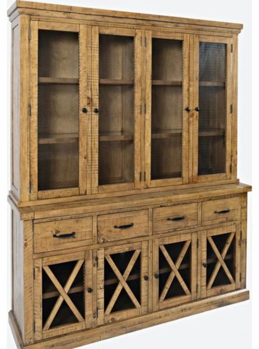 China Cabinets & Hutches * | Jofran Telluride Hutch With Light