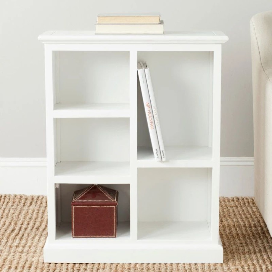 Bookcases * | Safavieh Maralah Bookcase, White