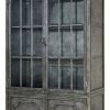 China Cabinets & Hutches * | Zin Home Maison French Industrial Metal Curio Display Cabinet