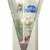 China Cabinets & Hutches * | Chintaly Imports Triangular Curio With Mirrored Interior 6625-Cur