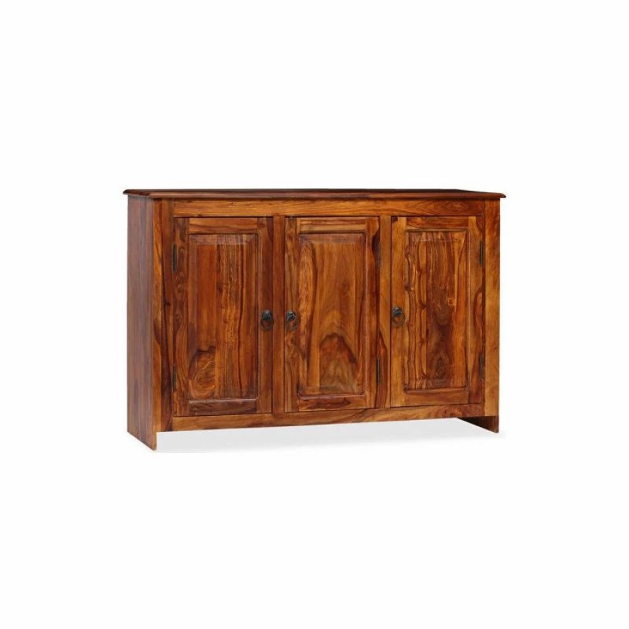 Buffets & Sideboards * | Vida Xl International B.V. Vidaxl Solid Sheesham Wood Sideboard Side Console Bookcase Table Cupboard