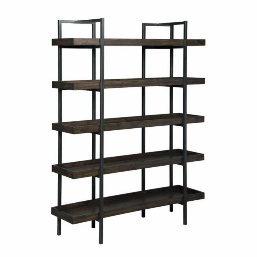 Bookcases * | Ashley Furniture Industries Ashley Furniture Starmore 5 Shelf Bookcase In Brown