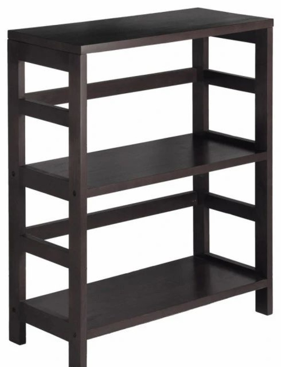 Bookcases * | Winsome Leo Shelf/Storage, Book, 2-Tier Wide