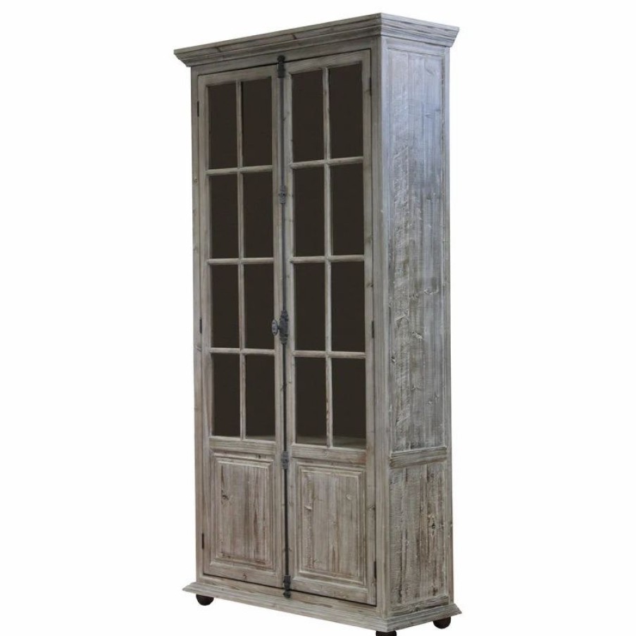 China Cabinets & Hutches * | Moti Syracuse Glazed Cabinet