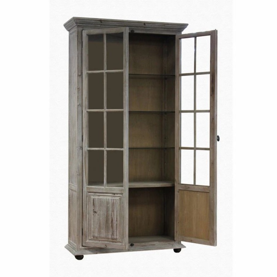 China Cabinets & Hutches * | Moti Syracuse Glazed Cabinet