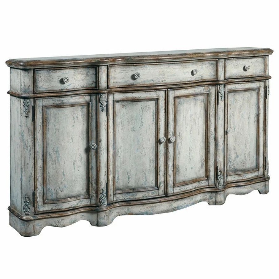 Buffets & Sideboards * | Pulaski Furniture Pulaski Sideboard In Distressed Gray